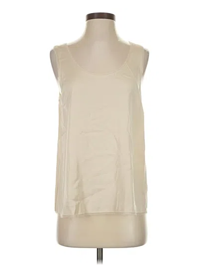 Pre-owned Vince Sleeveless Blouse In Ivory