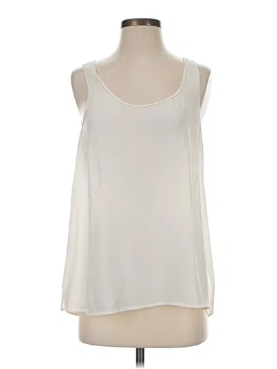 Pre-owned Vince Sleeveless Blouse In Ivory