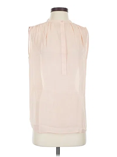 Pre-owned Vince Sleeveless Blouse In Ivory