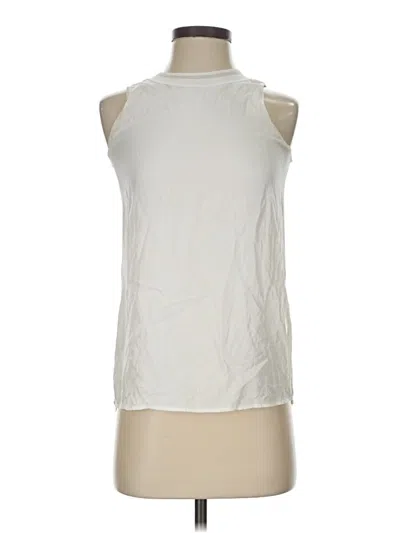 Pre-owned Vince Sleeveless Blouse In Ivory