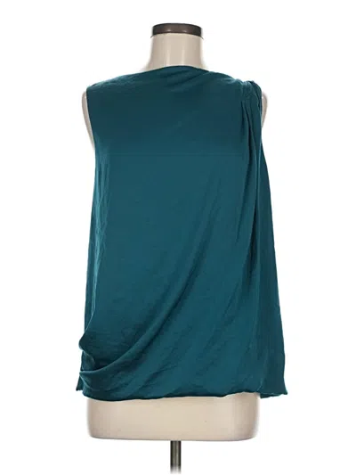 Pre-owned Vince Sleeveless Blouse In Teal