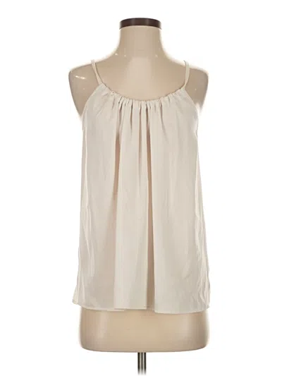 Pre-owned Vince Sleeveless Blouse In White