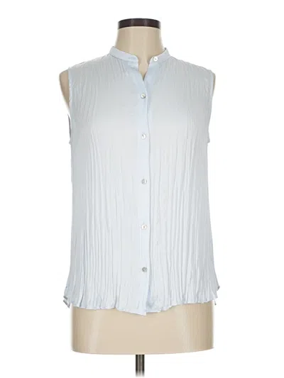 Pre-owned Vince Sleeveless Blouse In White