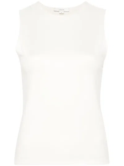 Vince Sleeveless Tank Top In Feather
