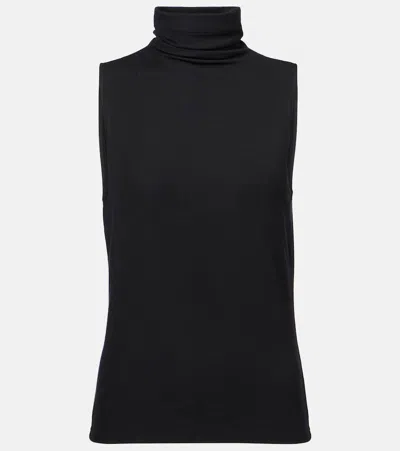 VINCE SLEEVELESS JERSEY TOP