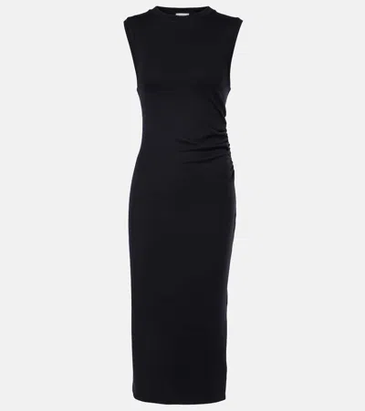 Vince Sleeveless Midi Dress In Beige