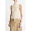 Vince Rib Sleeveless Turtleneck