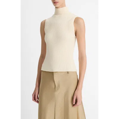 VINCE VINCE SLEEVELESS RIB TOP
