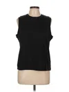 Vince Sleeveless T-shirt In Black
