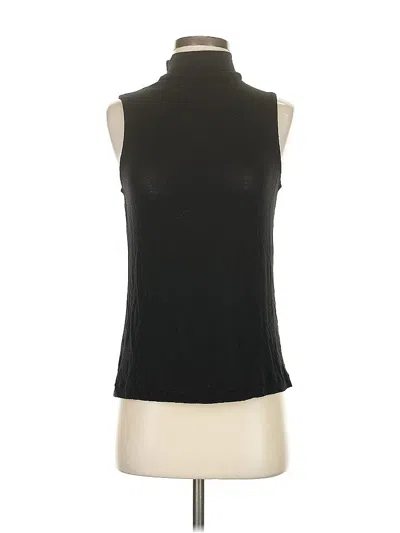 Pre-owned Vince Sleeveless Top Black High Neck Tops
