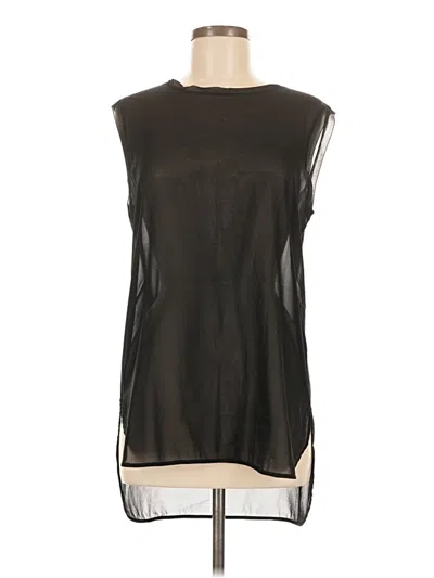 Pre-owned Vince Sleeveless Top Black High Neck Tops