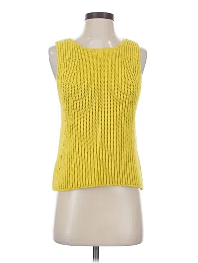 Pre-owned Vince Sleeveless T-shirt In Yellow