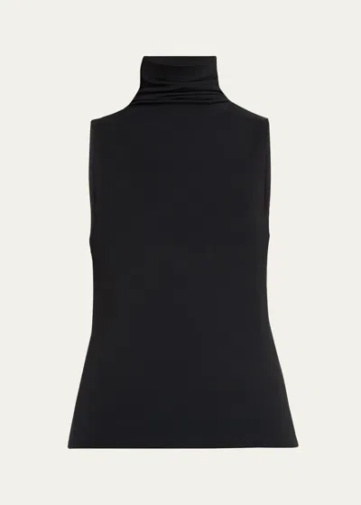 VINCE SLEEVELESS TURTLENECK TOP