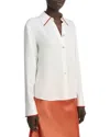 Vince Slim Blouse In White