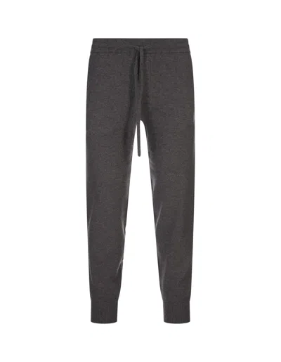 Vince Slim Fit Joggers In Grey Knitwear