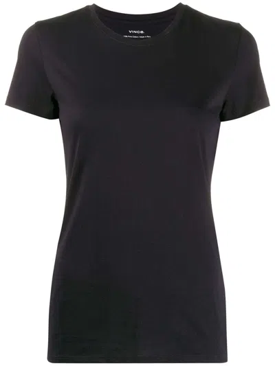 Vince Slim-fit T-shirt In Blk Black