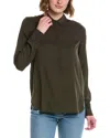 Vince Slim Fitted Silk-blend Blouse In Syc