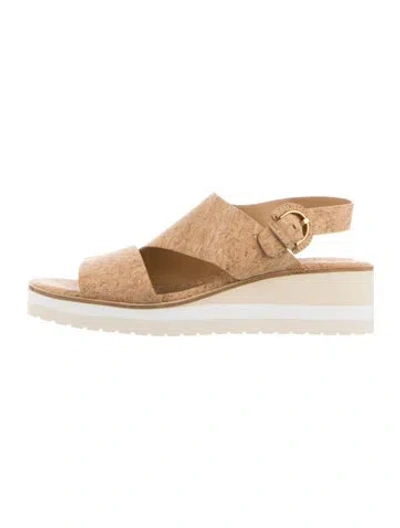 Pre-owned Vince Slingback Sandals In Yellow