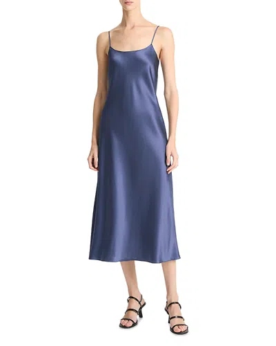 Vince Slip Dress In Dark Perri