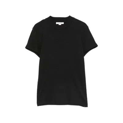 Vince Slub Cotton Modal T-shirt In Black