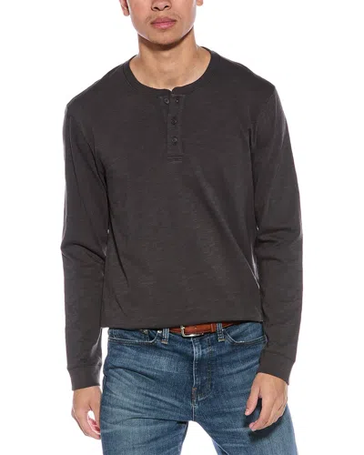 Vince Slub Henley In Black
