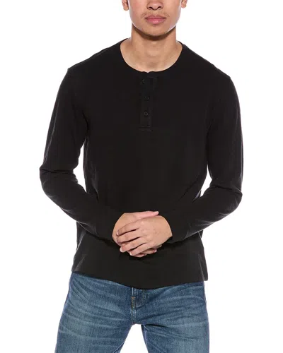 Vince Slub Henley In Black