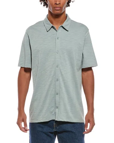 Vince Slub Shirt In Purple