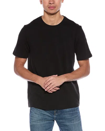 Vince Slub T-shirt In Black