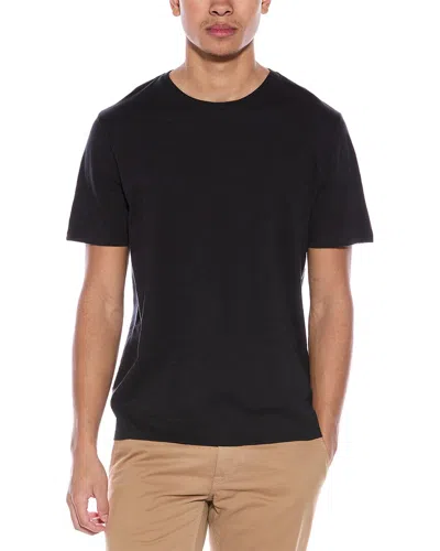 Vince Slub T-shirt In Black
