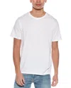 Vince Short Sleeve Slub Crewneck T-shirt In White
