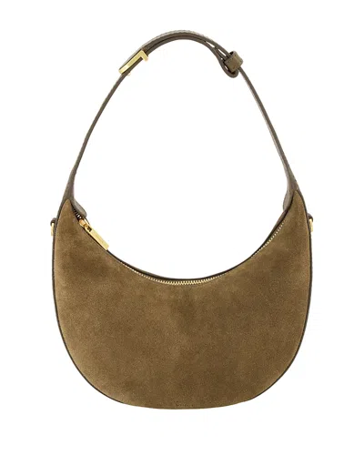 Vince Small Suede Hobo Bag In Pink