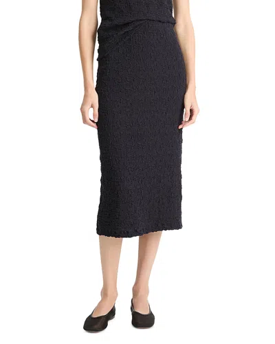 VINCE SMOCKED MIDI SKIRT