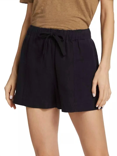 Vince Smocked-waist Shorts In Coastal In Blue