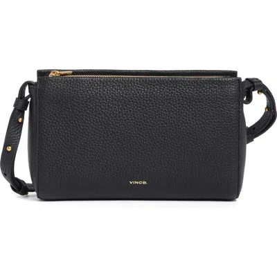 Vince Smyrna Top Zip Crossbody Bag In Black