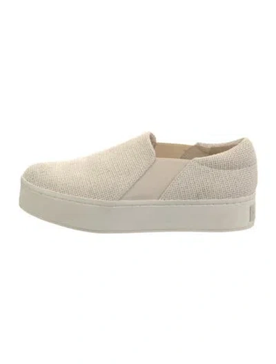 Pre-owned Vince Sneakers In Neutral