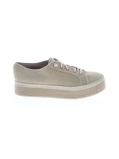 Pre-owned Vince Sneakers In Tan