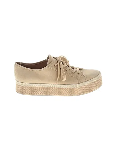 Pre-owned Vince Sneakers In Tan