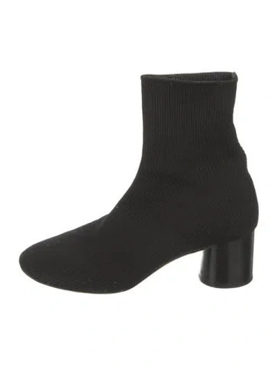 Pre-owned Vince Sock Boots In Black