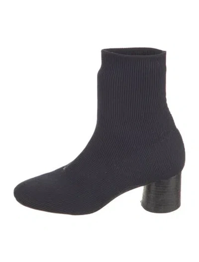 Pre-owned Vince Sock Boots In Black