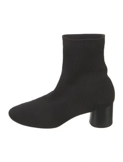 Pre-owned Vince Sock Boots In Black
