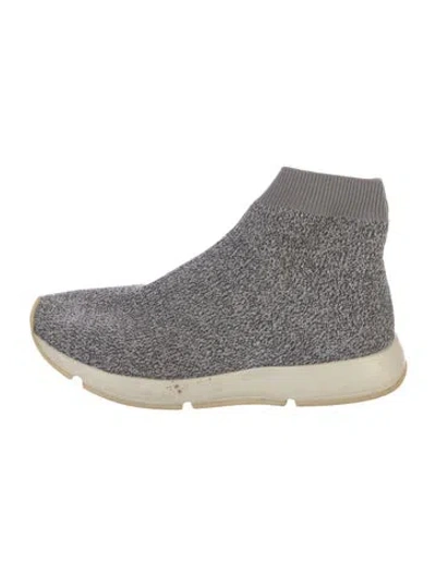 Pre-owned Vince Sock Sneakers In Grey