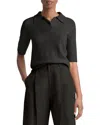 Vince Soft Boucle Silk & Cashmere-blend Polo Shirt