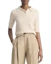 Vince Soft Boucle Silk & Cashmere-blend Polo Shirt