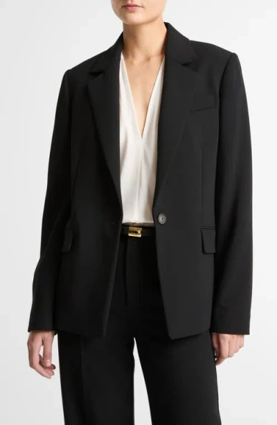 Vince Soft Sculpture Blazer In Black