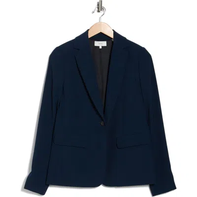 Vince Soft Suiting Blazer In Blue