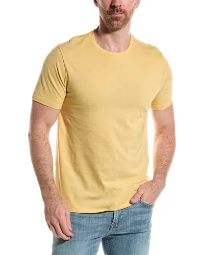 Vince Solid T-shirt In Yellow
