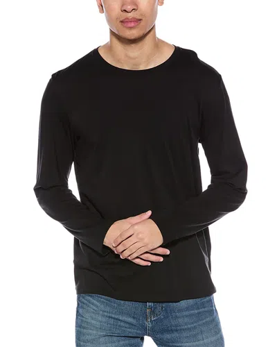 Vince Solid T-shirt In Black