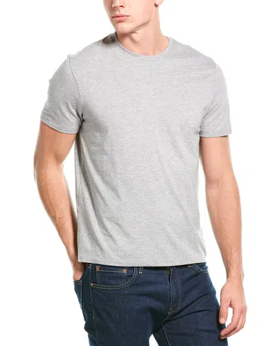 Vince Solid T-shirt In Grey