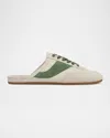Vince Solstice Suede Sneaker Mules In White