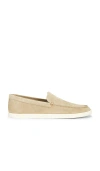 Vince Sonoma Suede Loafer In Neutral